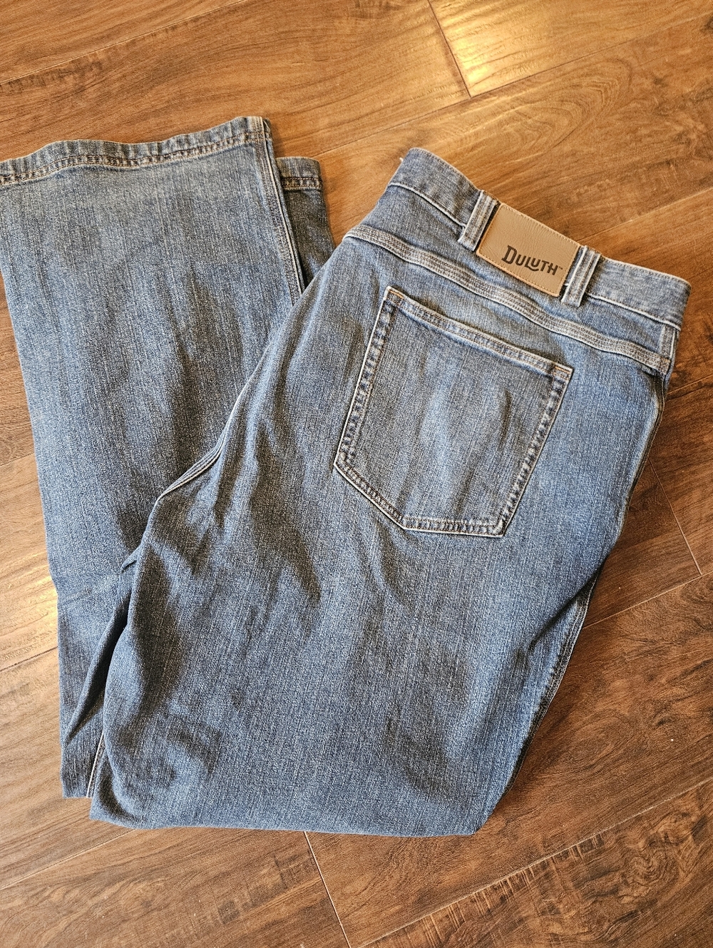 Duluth Trading Flex Ballroom Relaxed Fit Jeans Mens Size 44x32   E